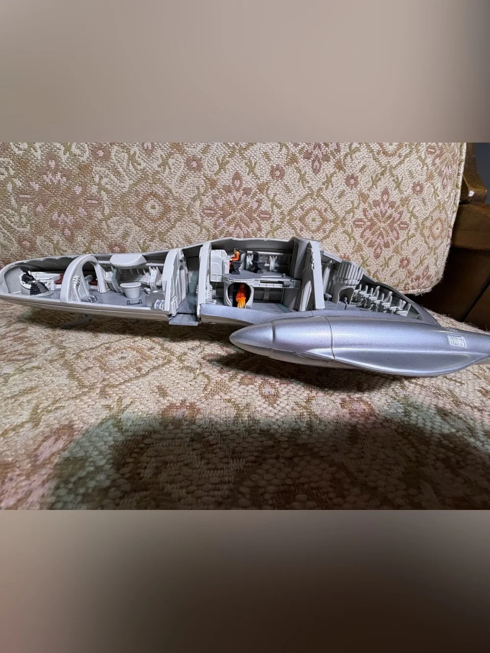 Vintage 1998 Galoob Star Wars Micro Machines Naboo Royal Starship Repair Playset